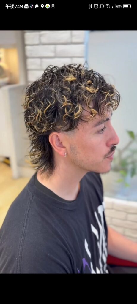 黒髪でも映える！ストリート系マレットパーマで個性を楽しもう　take ブログ