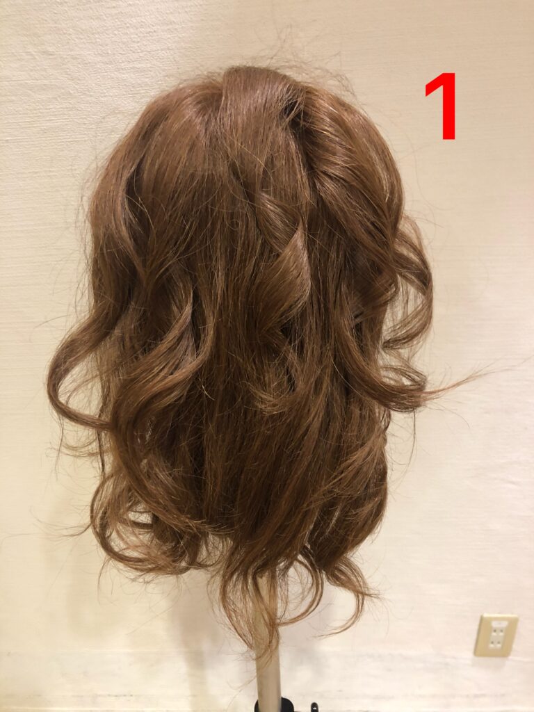 ヘアセット完全解説！編み込みまとめ髪！画像付きです！